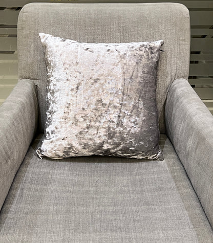 Shiny Grey Cushion